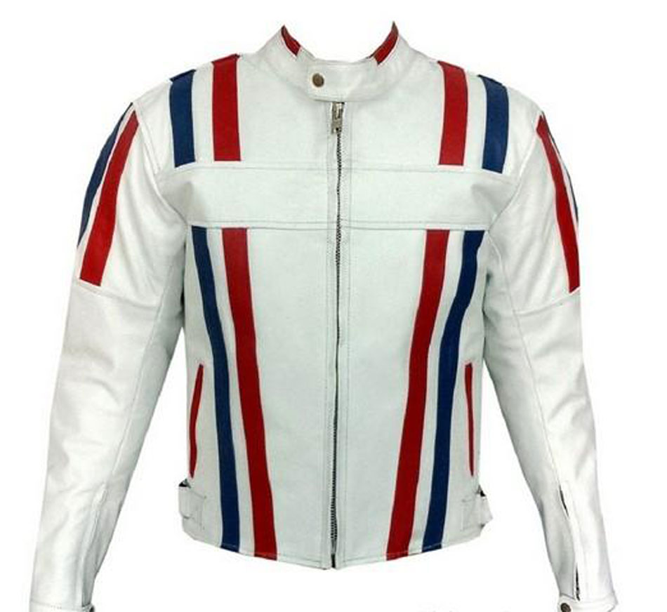 Armor-Striped-White-Color-Bikers-Racing-Leather-jacket