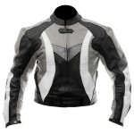 Stylish Motorcycle Black & Grey Biker Jacket