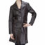 A Discipline Women's Leather Walking Trench Coat