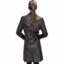 A Discipline Women's Leather Walking Trench Coat