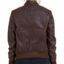 Women's-Brown-Leather-Bomber-Jacket-back