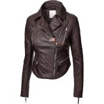Faux Rider Leather Jacket For Women