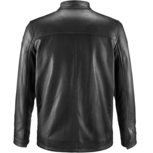 Unique Protective Black Biker Leather Jacket