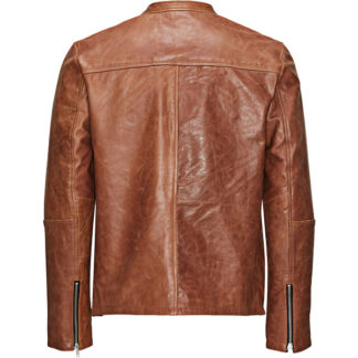 Soft Goat Leather Jacket for Mens