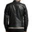 David Beckham Black Vintage Leather Jacket