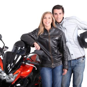 Bikers_wearing_Black_white_leather_jackets