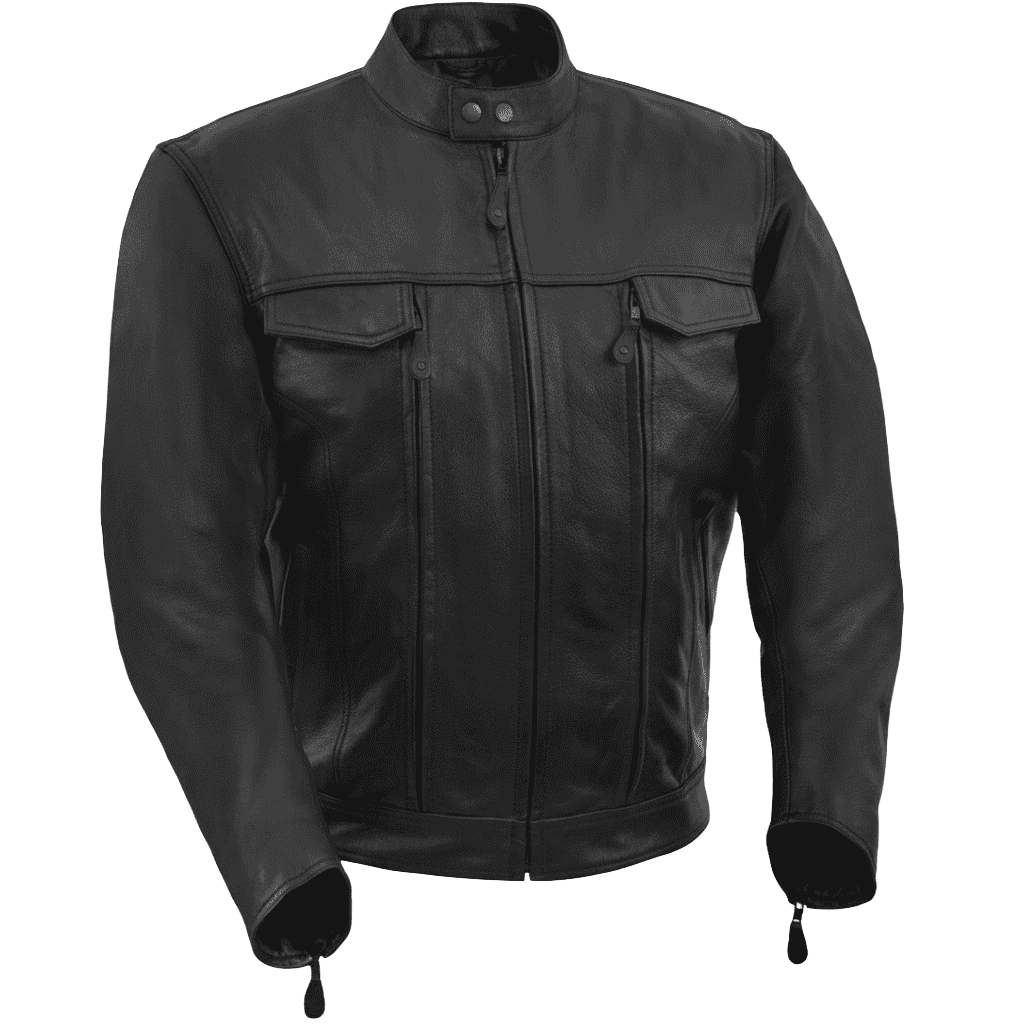 Extra Warm Black Motorcycle Leather Jacket